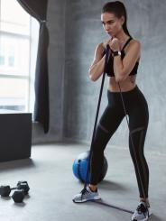 Tilia Physiofitnessband 15cmx2m mittel/grün